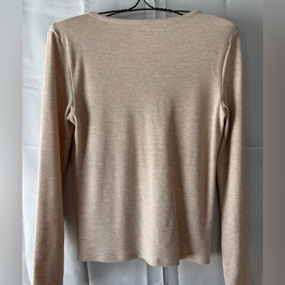 American Eagle Waffle Knit Long Sleeve - Picture 2 of 4